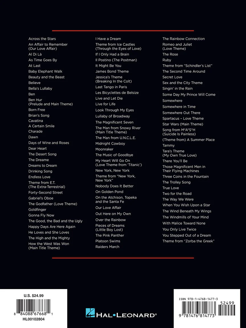 One Hundred Movie Songs for Piano Solo - Image 2