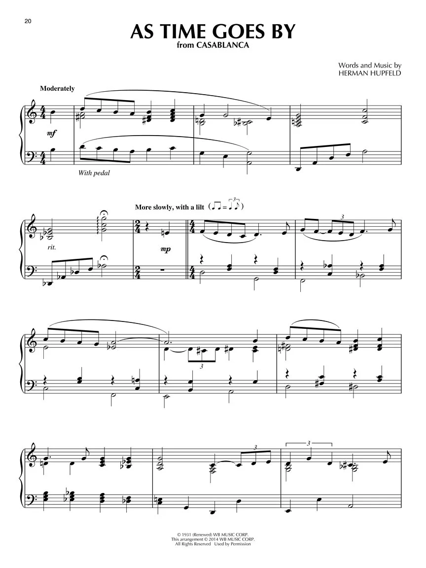 One Hundred Movie Songs for Piano Solo - Image 3