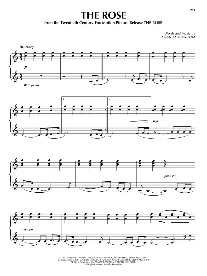 One Hundred Movie Songs for Piano Solo - Image 4