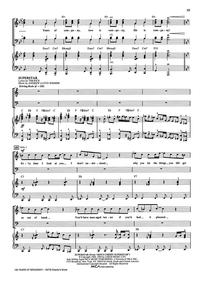 One Hundred Years of Broadway (Medley) - Image 6