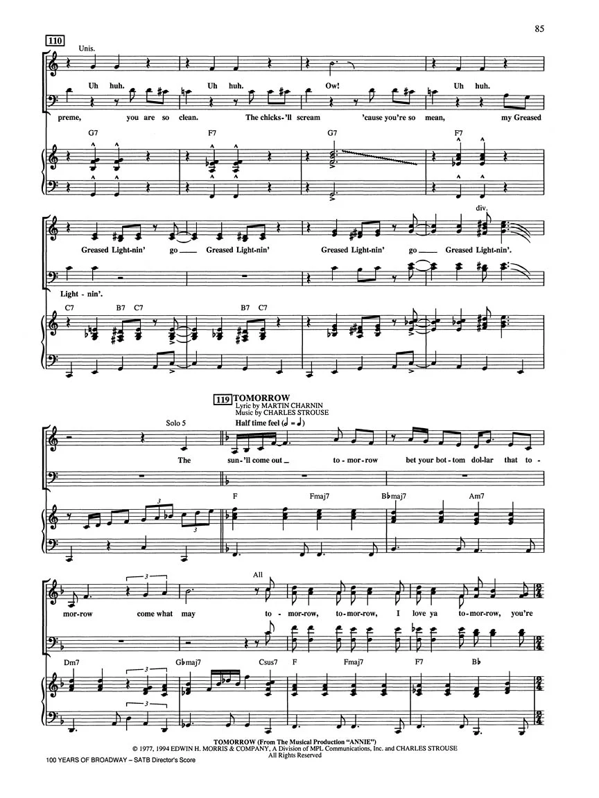 One Hundred Years of Broadway (Medley) - Image 7