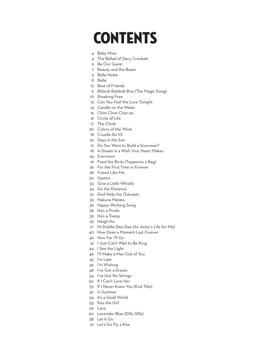 101 Disney Songs for Alto Sax Instrumental Solos - Image 2