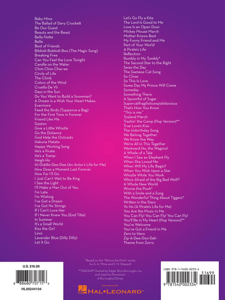 101 Disney Songs - Instrumental Solos - Image 10