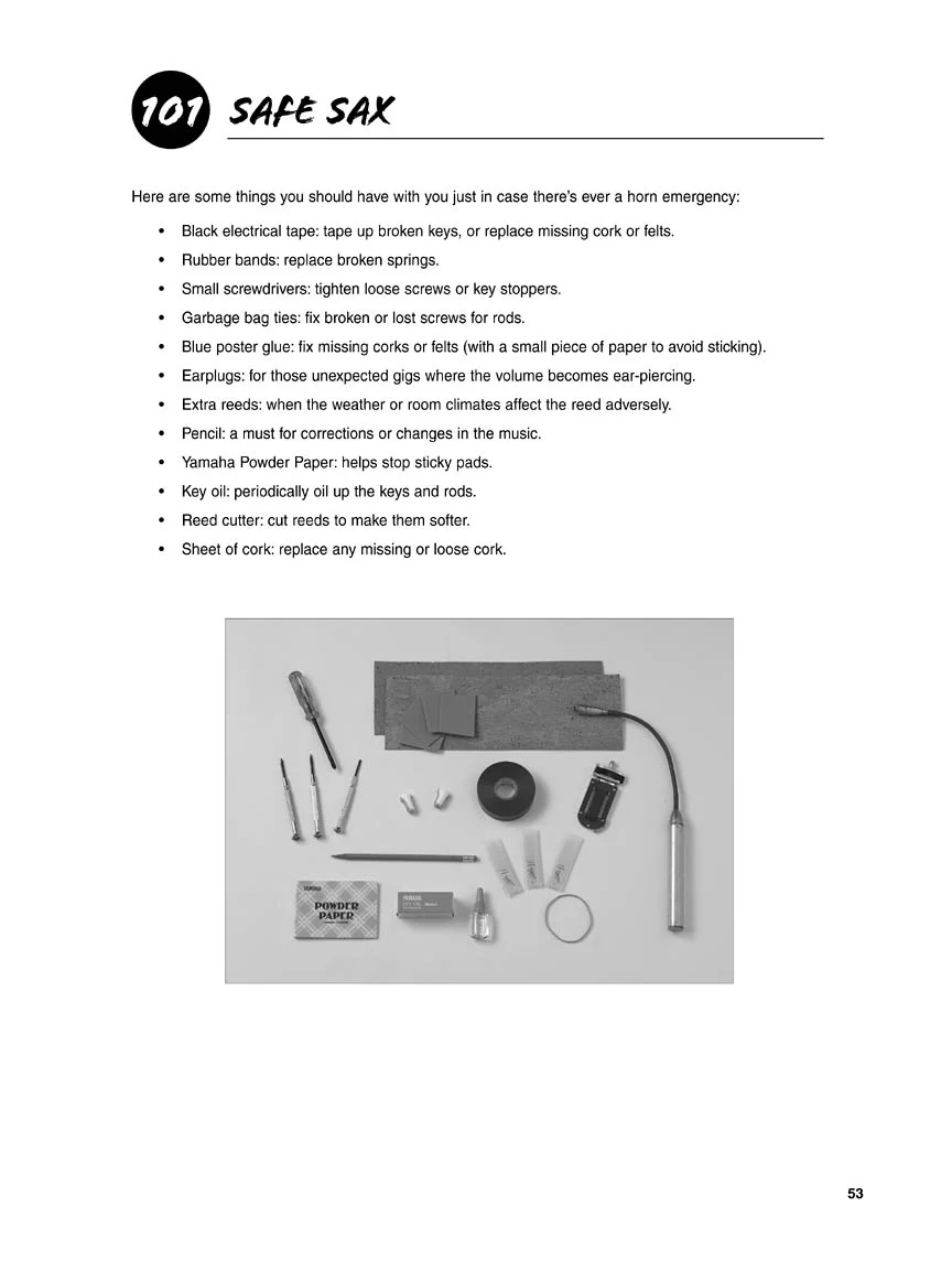 One Hundred and One Saxophone Tips - Image 7