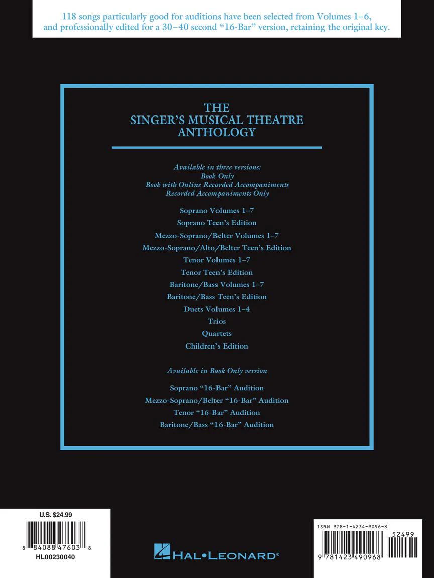 Singer's Musical Theatre Anthology - 16-Bar Audition - Image 13
