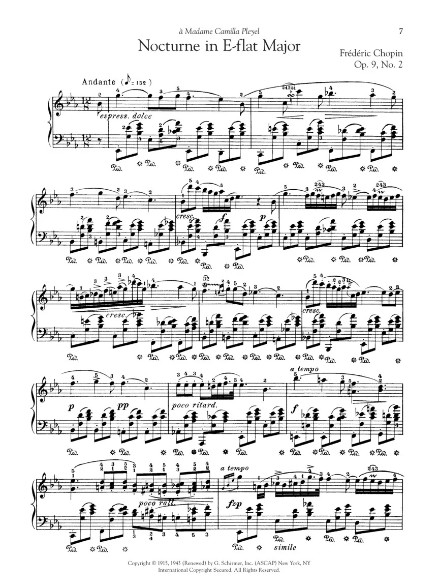 16 Nocturnes For Piano Schirmer Library - Schirmer Library 2140 - Image 4