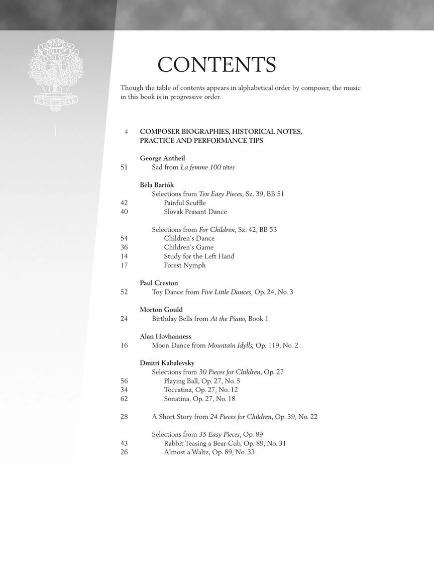 Twentieth Century - Early Intermediate Level - Schirmer Performance Editions - Image 2