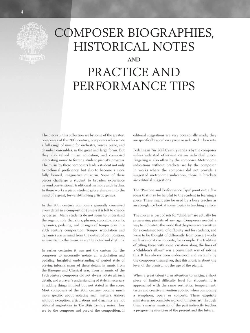 Twentieth Century - Early Intermediate Level - Schirmer Performance Editions - Image 4