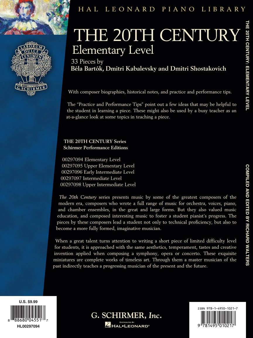 Twentieth Century - Elementary Level - Schirmer Performance Editions - Image 2