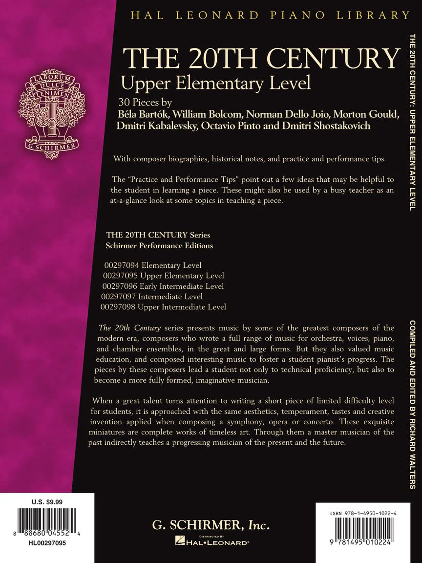 Twentieth Century - Upper Elementary Level - Schirmer Performance Editions - Image 7