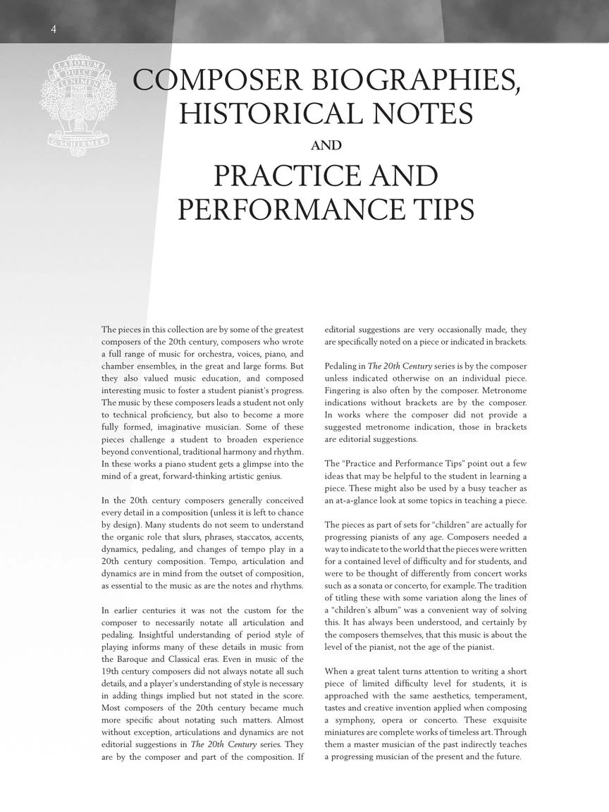 Twentieth Century - Upper Intermediate Level - Schirmer Performance Editions - Image 4