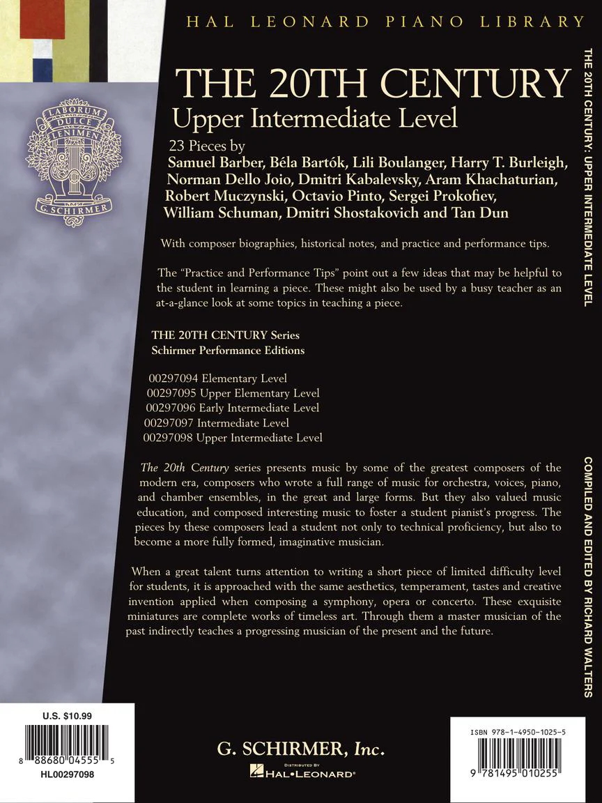 Twentieth Century - Upper Intermediate Level - Schirmer Performance Editions - Image 8