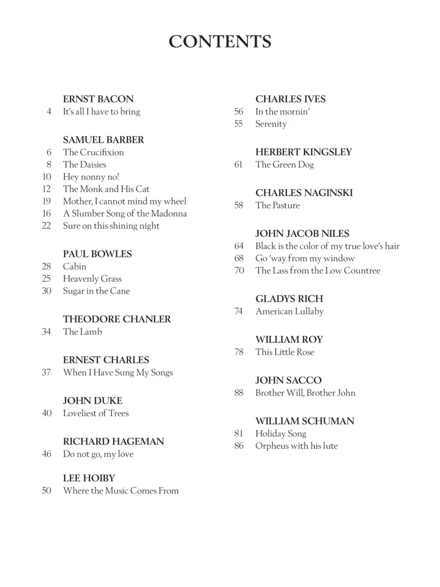 28 American Art Songs - High Voice And Piano - Image 3