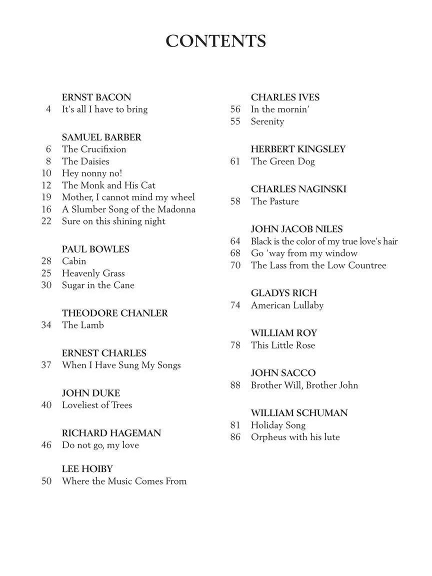28 American Art Songs - Low Voice And Piano - Image 2