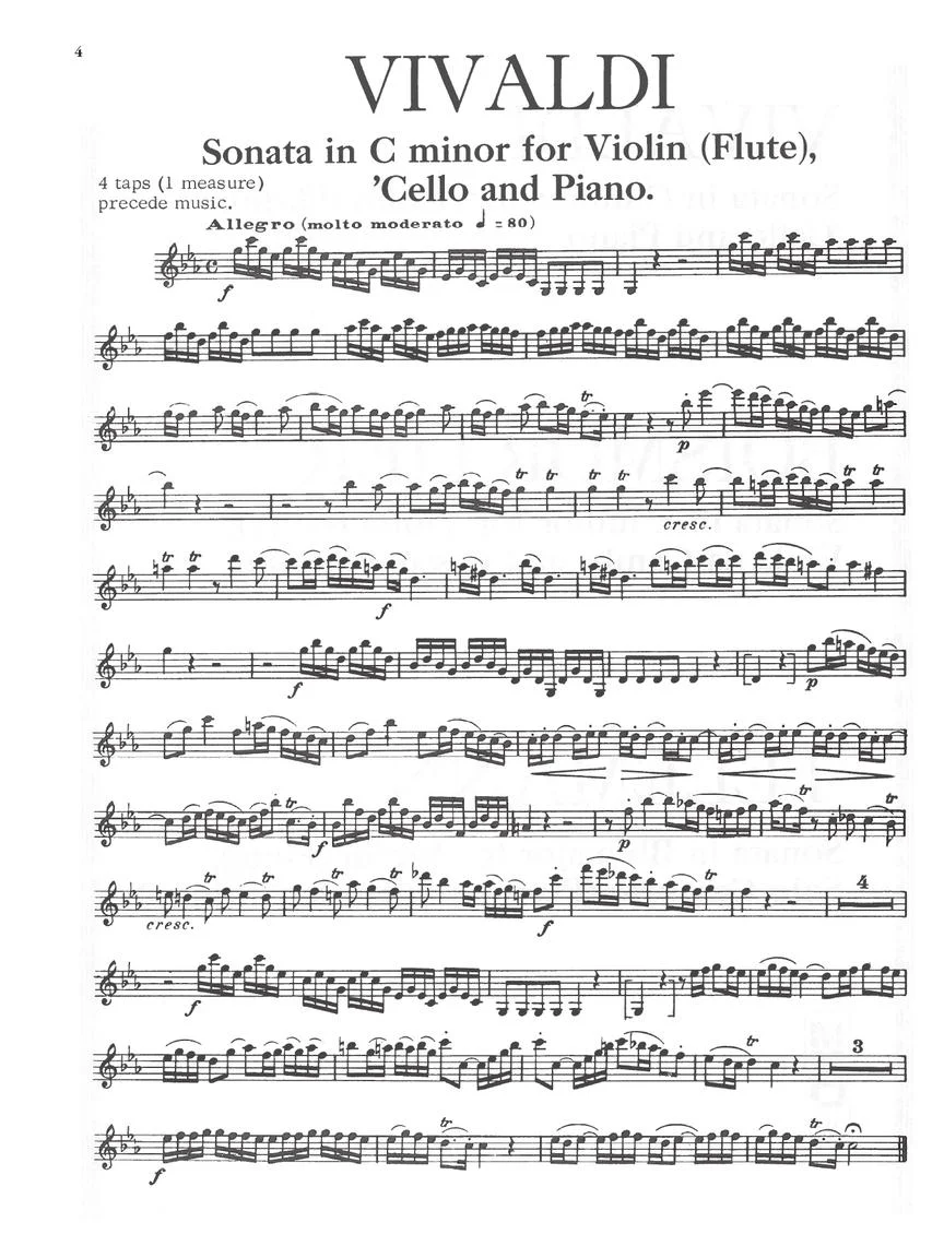 Three Trio Sonatas: Vivaldi, Boismortier and Telemann - Image 3