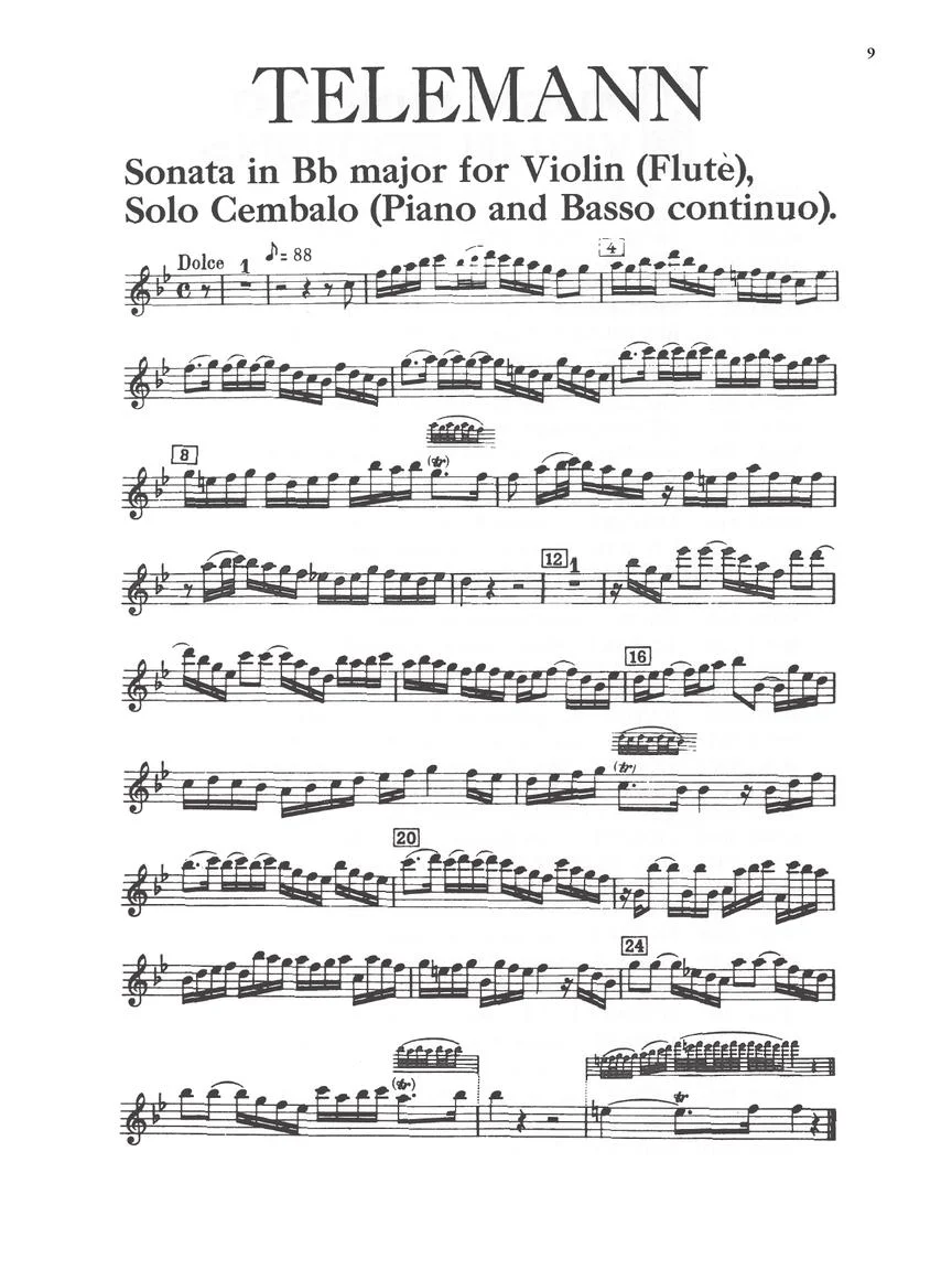 Three Trio Sonatas: Vivaldi, Boismortier and Telemann - Image 4