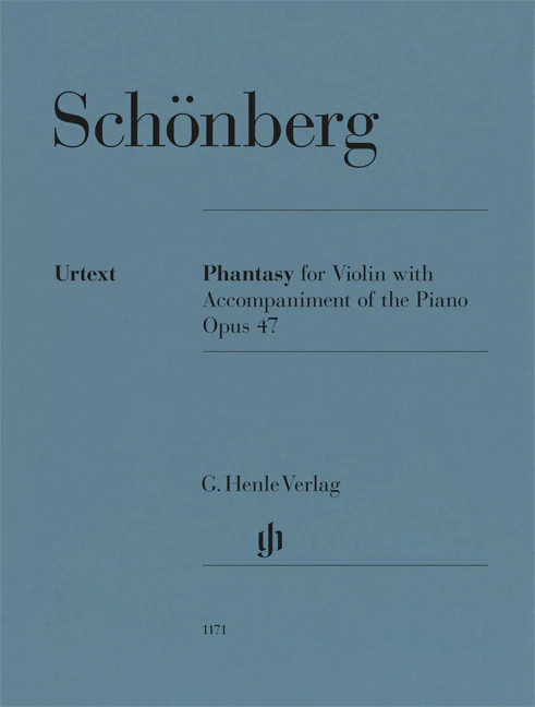 Schönberg: Phantasy for Violin with Accompaniment of the Piano, Op. 47 (Score and Parts)