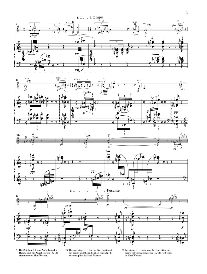 Schönberg: Phantasy for Violin with Accompaniment of the Piano, Op. 47 (Score and Parts) - Image 3