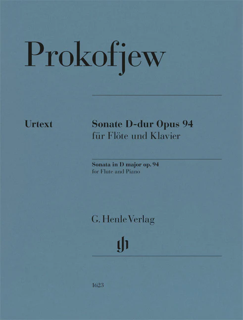 Prokofiev: Sonata D major, Op. 94 for Flute and Piano