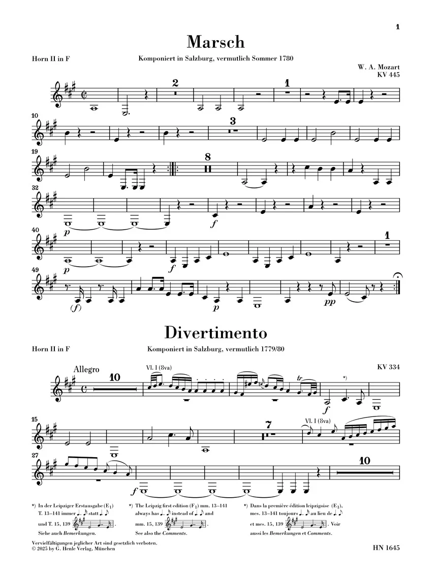Mozart: March K. 445 and Divertimento K. 334 - Image 5