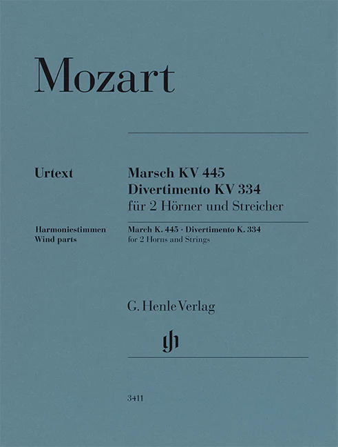 Mozart: March K. 445 and Divertimento K. 334
