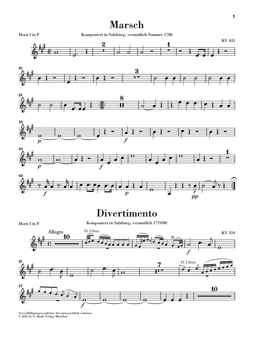 Mozart: March K. 445 and Divertimento K. 334 - Image 3