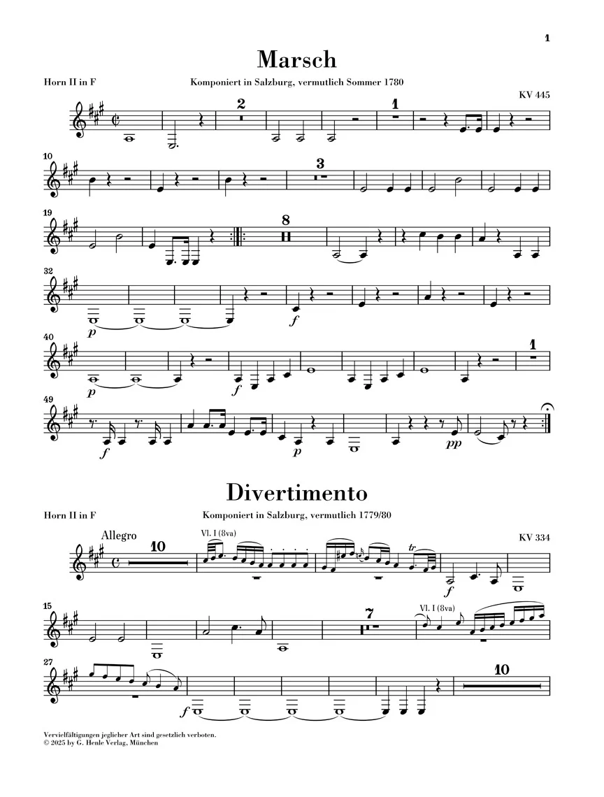 Mozart: March K. 445 and Divertimento K. 334 - Image 5