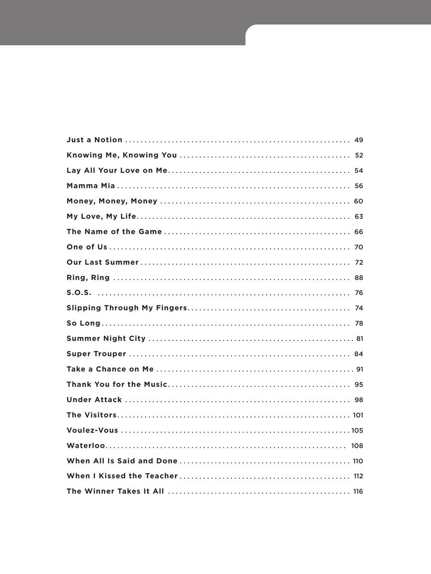 ABBA: Really Easy Piano - 40 ABBA Songs - Image 3