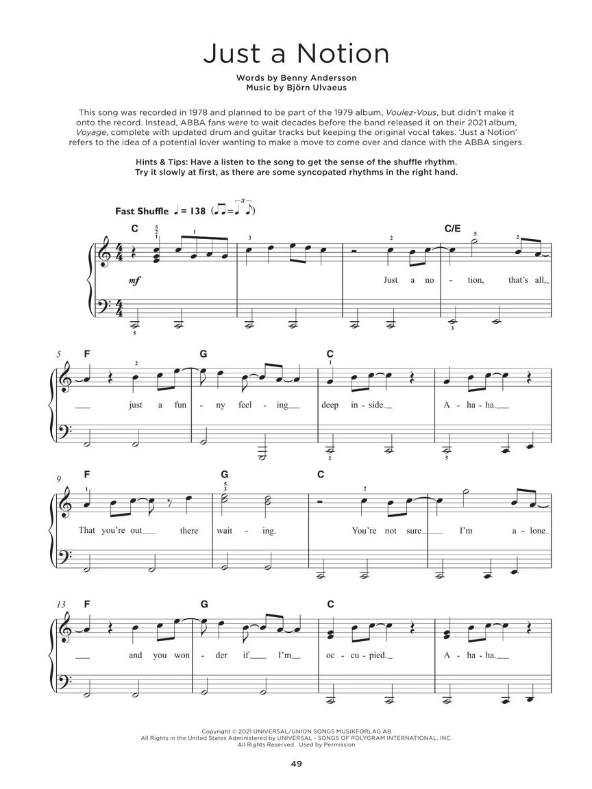 ABBA: Really Easy Piano - 40 ABBA Songs - Image 5