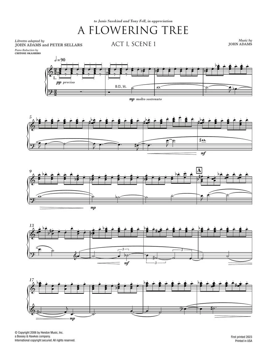 Adams: A Flowering Tree (Vocal Score) - Image 5