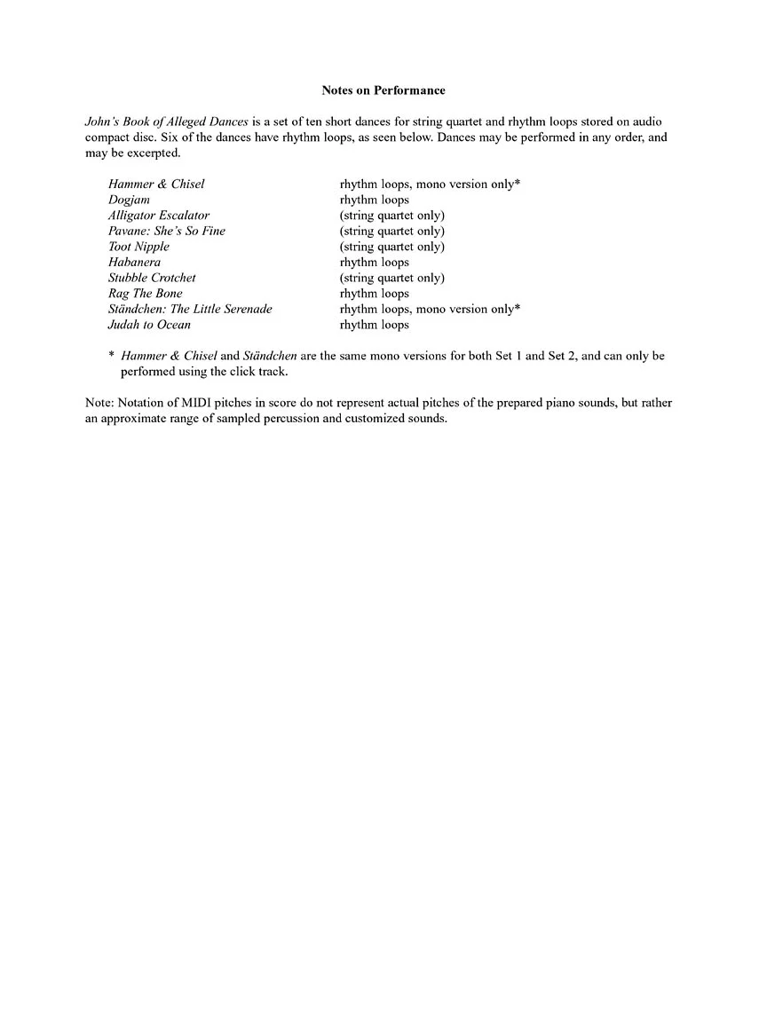 Adams: John's Book of Alleged Dances (Parts With CD) - Image 4