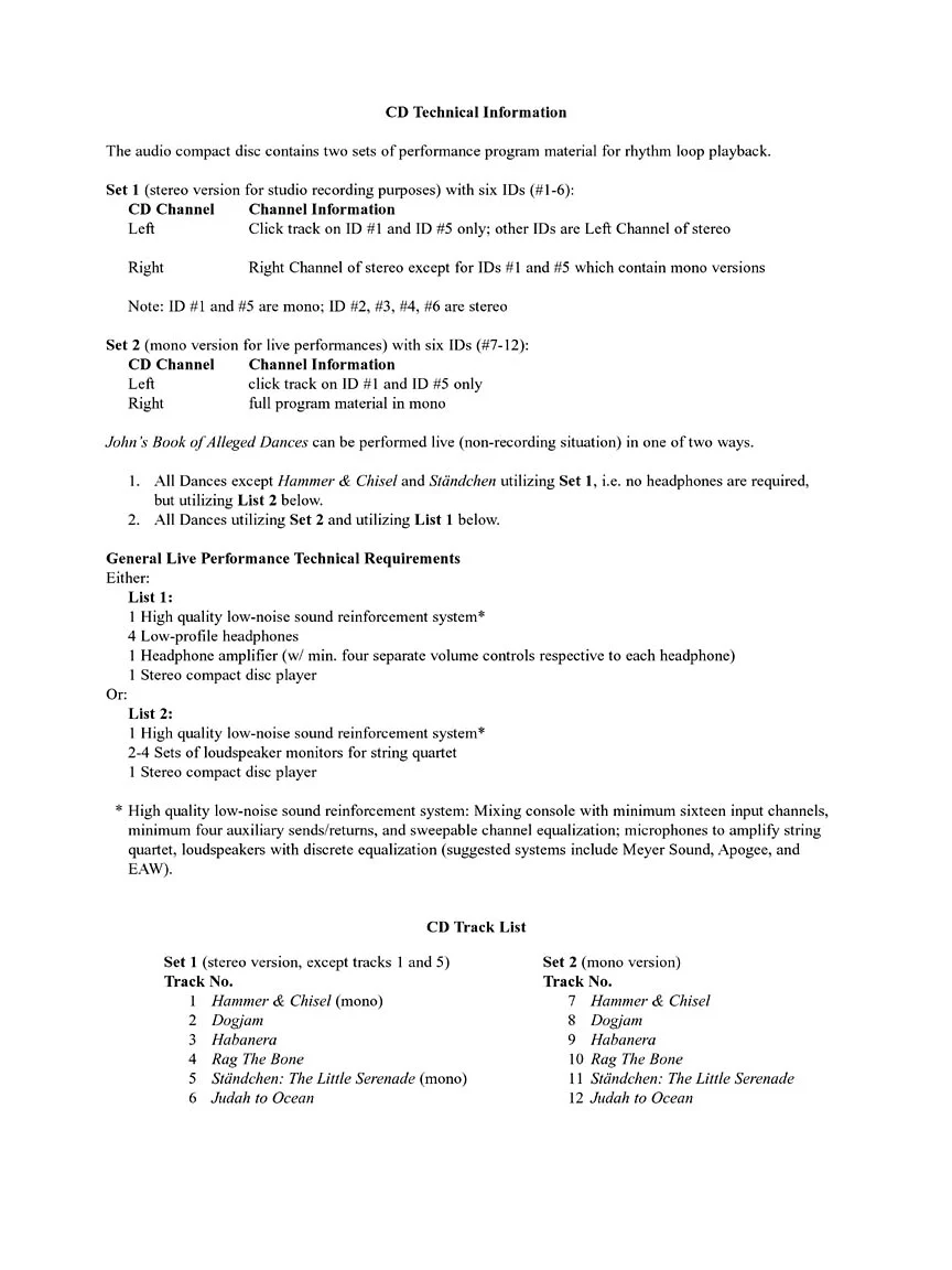 Adams: John's Book of Alleged Dances (Parts With CD) - Image 5