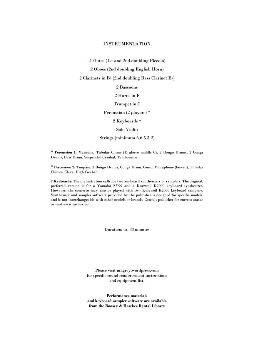 Adams: Violin Concerto (Full Score) - Image 5