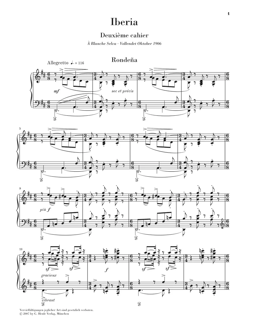 Albéniz: Iberia - Second Book - Image 2