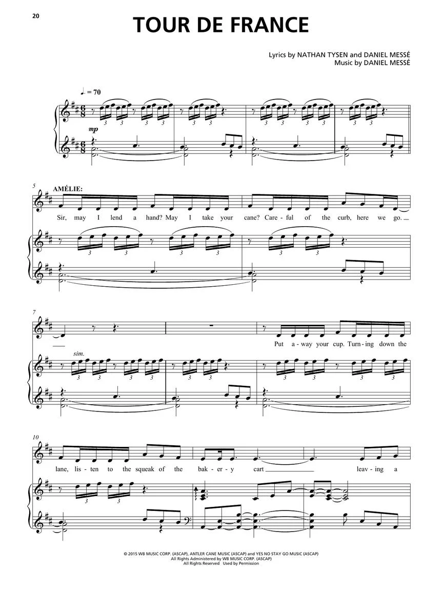 Amelie - Vocal Selections - Image 6