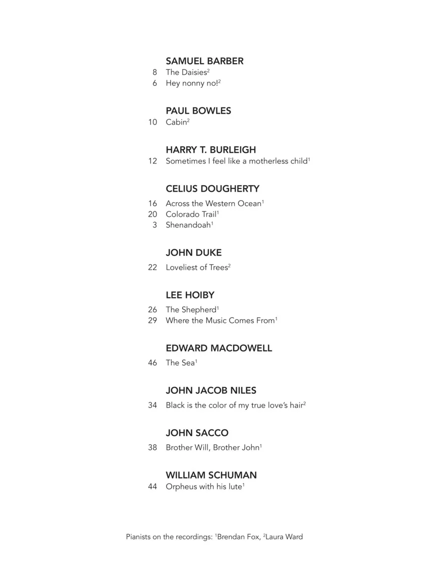 American Art Songs for the Progressing Singer - Tenor (With Online Accompaniments) - Image 2