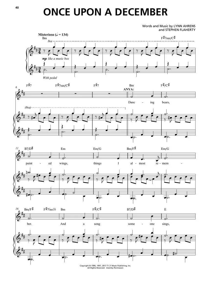 Anastasia - New Broadway Musical Vocal Selections - Image 4