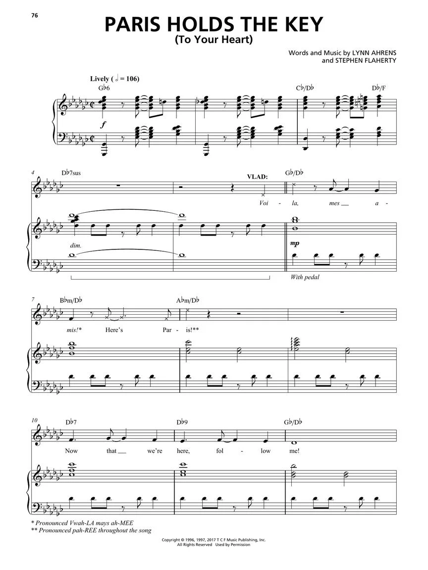 Anastasia - New Broadway Musical Vocal Selections - Image 6