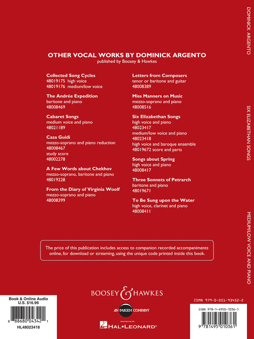 Six Elizabethan Songs - New Edition - Image 2
