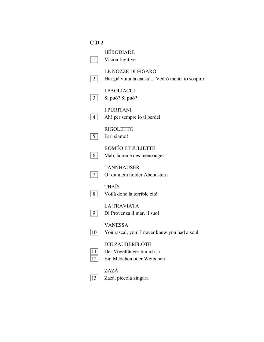 Arias for Baritone - G. Schirmer Opera Anthology Accompaniment CDs - Image 4