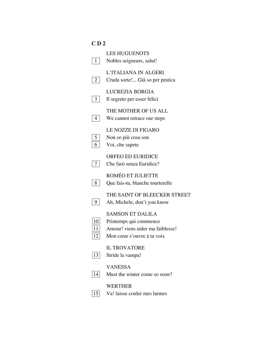 Arias for Mezzo-Soprano - G. Schirmer Opera Anthology Accompaniment CDs - Image 4