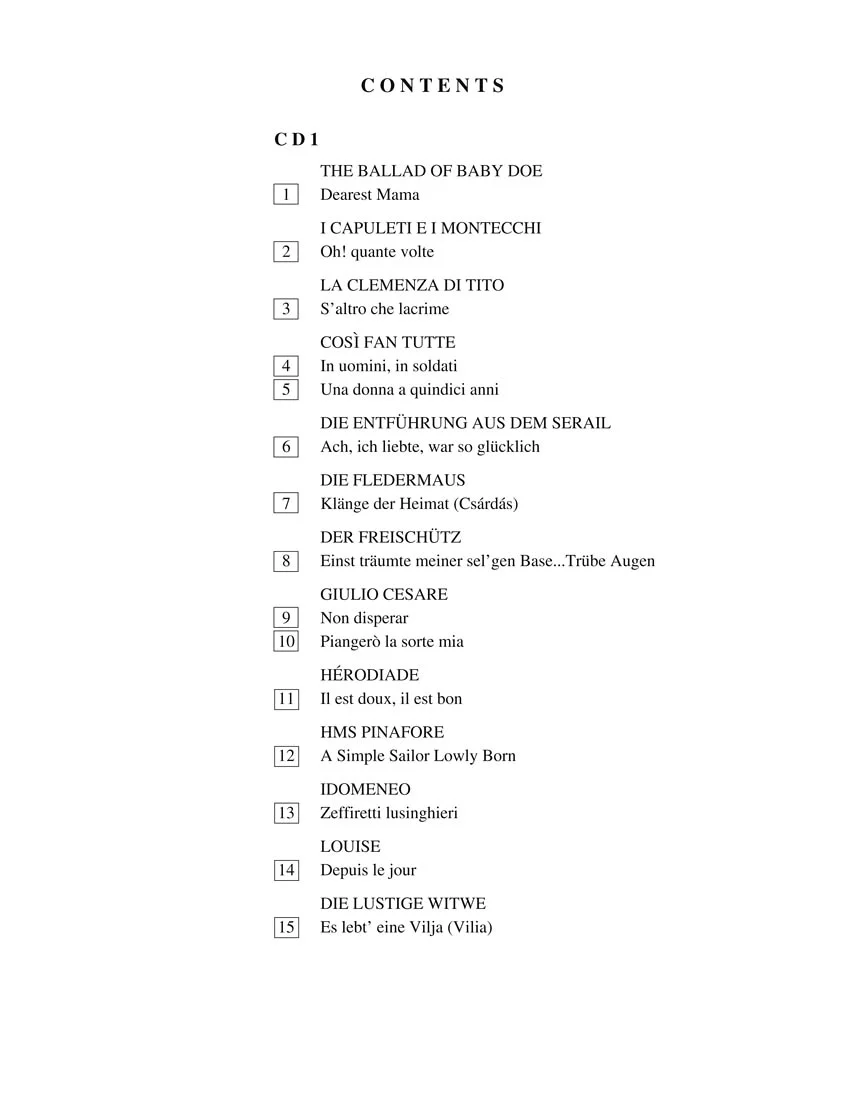 Arias for Soprano - Vol. 2. - G. Schirmer Opera Anthology Accompaniment CDs - Image 3