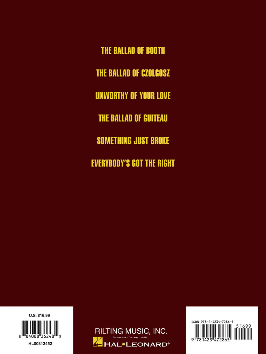 Sondheim Assassins - Vocal Selections - Image 2