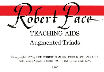 Pace Flash Cards, Augmented Triads