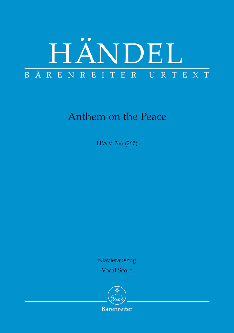 Handel: Anthem on the Peace HWV 266 (267)