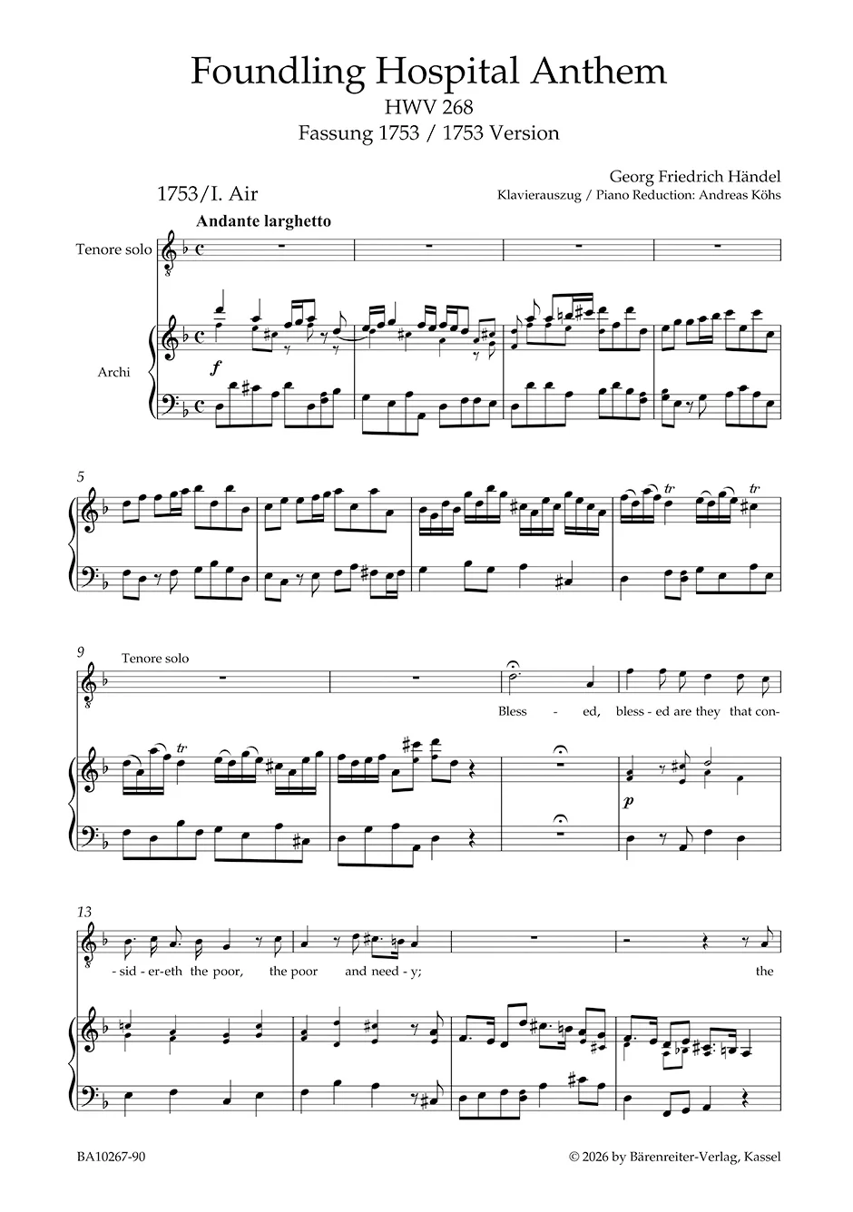 Handel: Foundling Hospital Anthem HWV 268 - Image 2