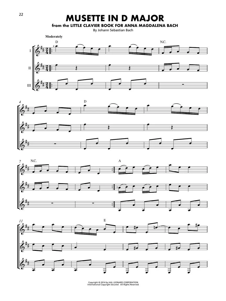 Bach - Essential Elements Guitar Ensembles - Image 4