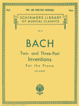 Bach Inventions, 30 Two- and Three-Part Piano Solo