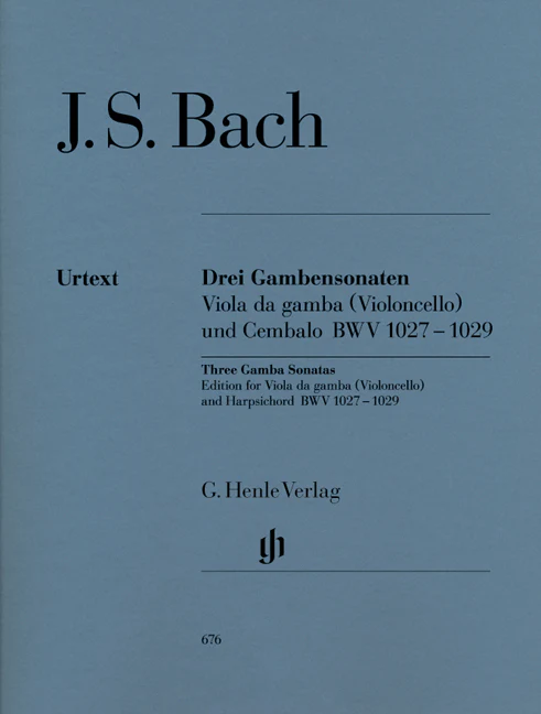 Bach: Three Gamba Sonatas