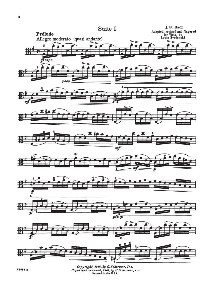 Bach 6 Suites Viola Solo - Image 3